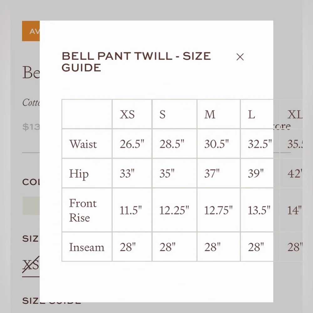 NWT Julia Amory Bell Pant Twill in Black, Size Large - Picture 14 of 14